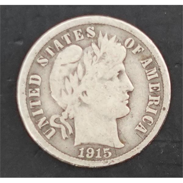 1915 Barber Dime