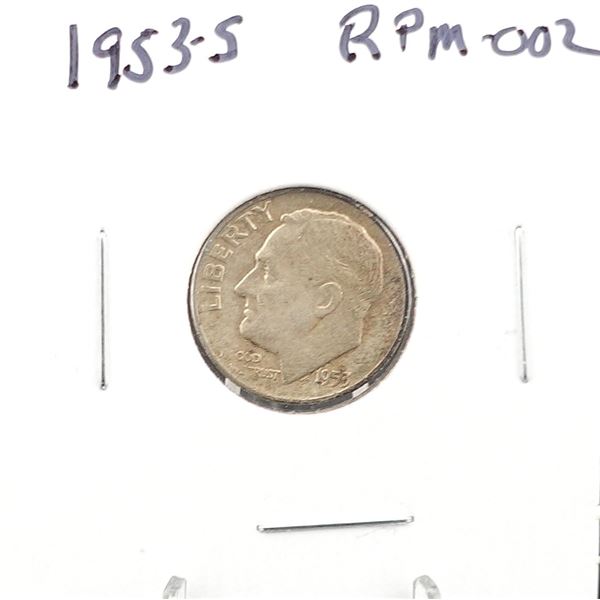 1953-S Roosevelt Dime