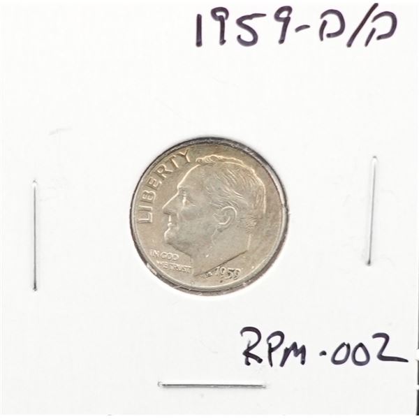 1959-D/D Roosevelt Dime