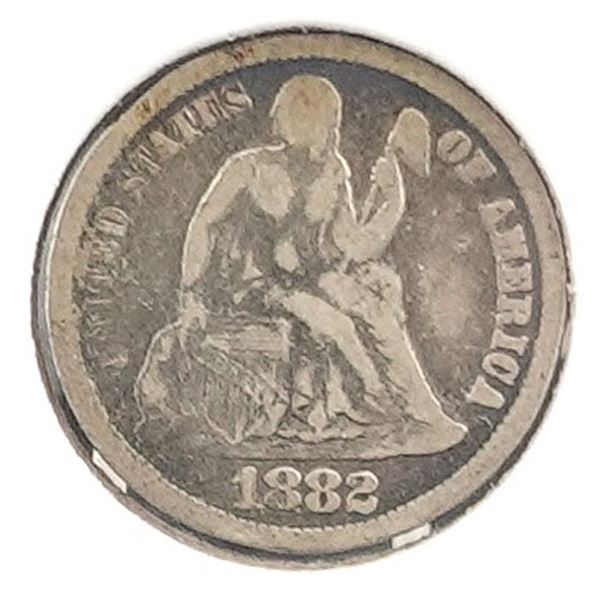 1882 Seated Dime