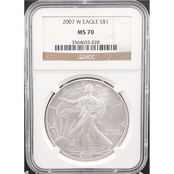2007-W $1 Silver Eagle