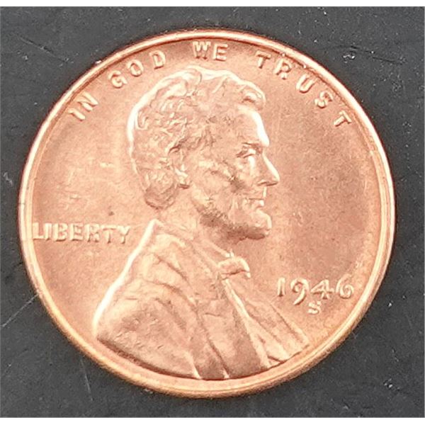 1946-S Wheat Cent Red