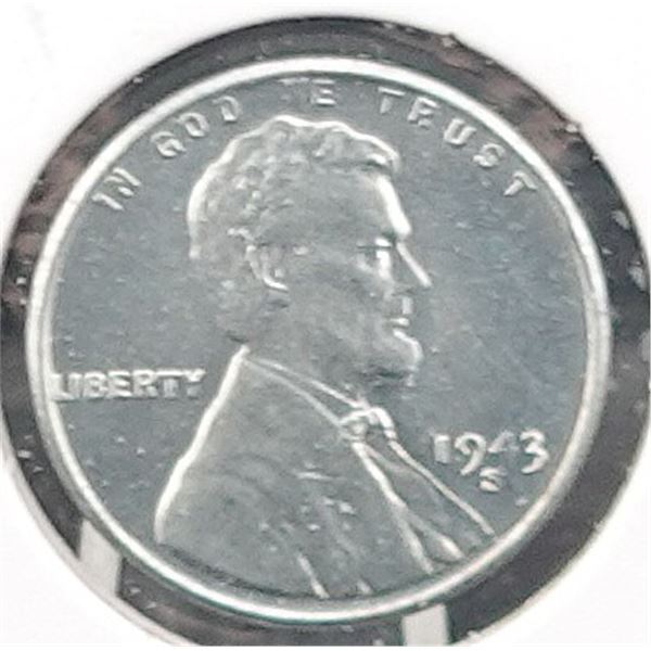 1943-S Steel Wheat Cent