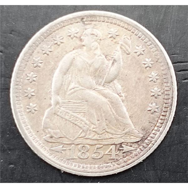 1854 Half Dime