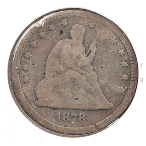 1878 Seated Quarter