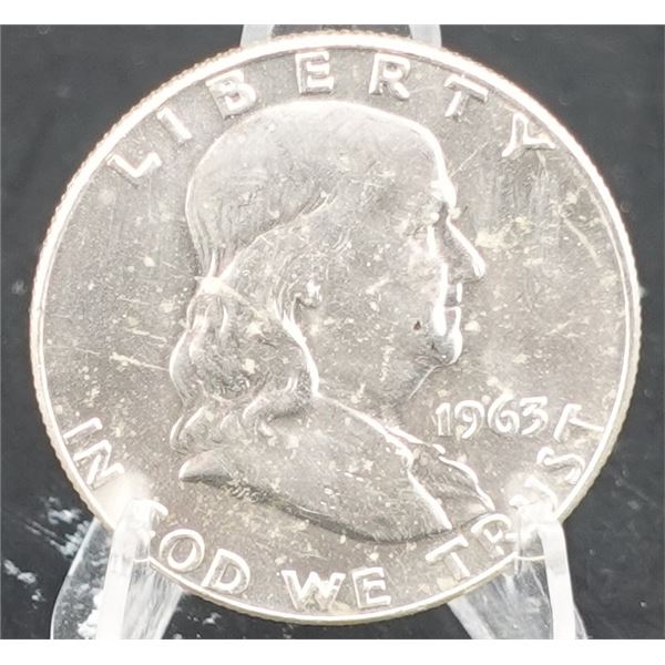 1963-D Franklin Half Dollar