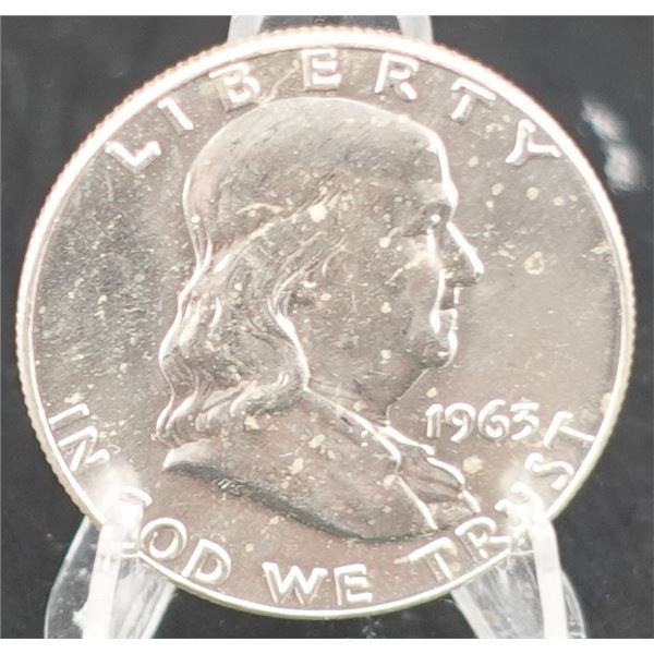 1963-D Franklin Half Dollar
