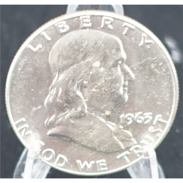 1963-D Franklin Half Dollar