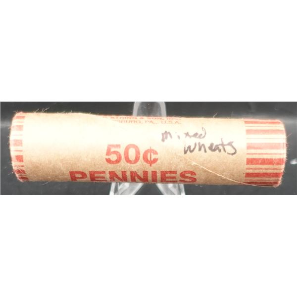 Roll of Mixed Wheat Cents