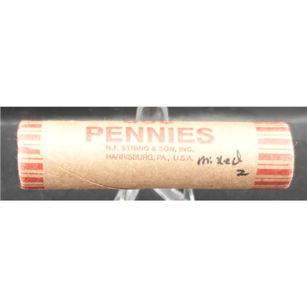 Mixed Wheat Cents Roll