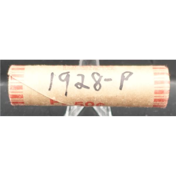 Roll of 1928 Wheat Cents