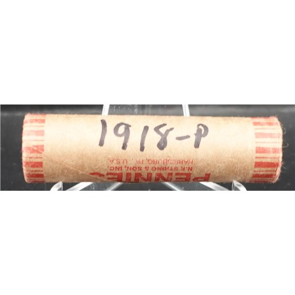 Roll of 1918 Wheat Cents
