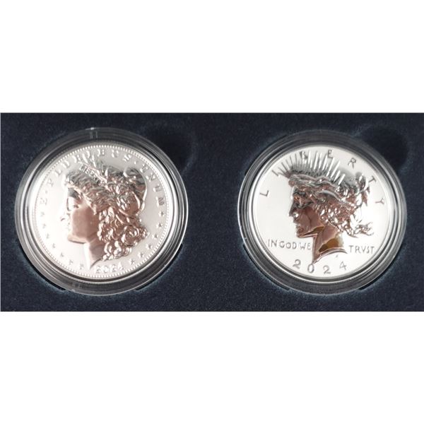 2024 Rev Proof Morgan and Peace Dollar