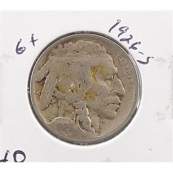 1926-S Buffalo Nickel