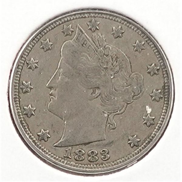 1883 No Cents V Nickel