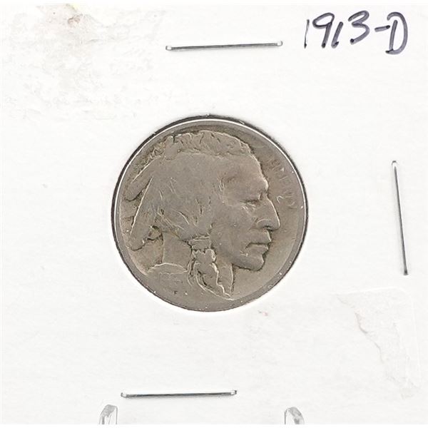 1913-D Buffalo Nickel
