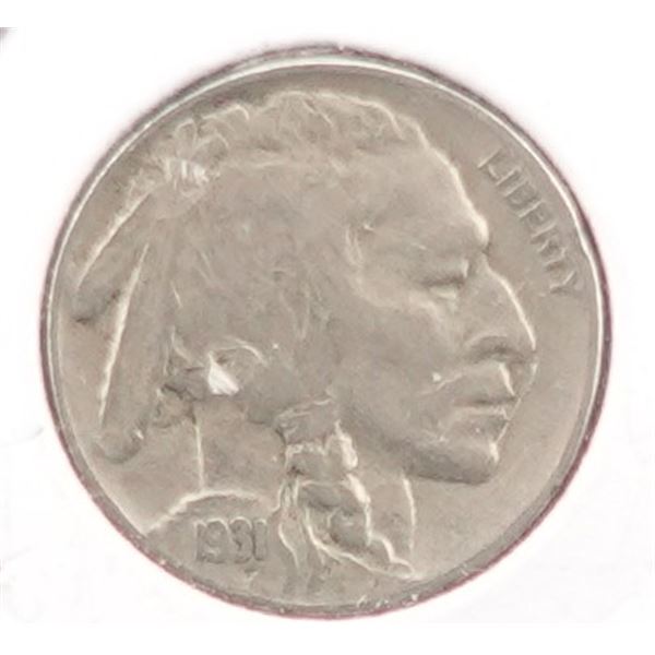1931-S Buffalo Nickel