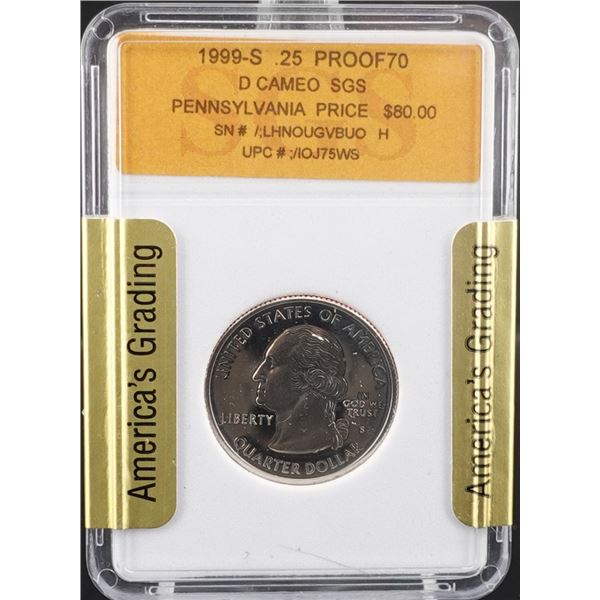 1999-S Pennsylvania State Quarter