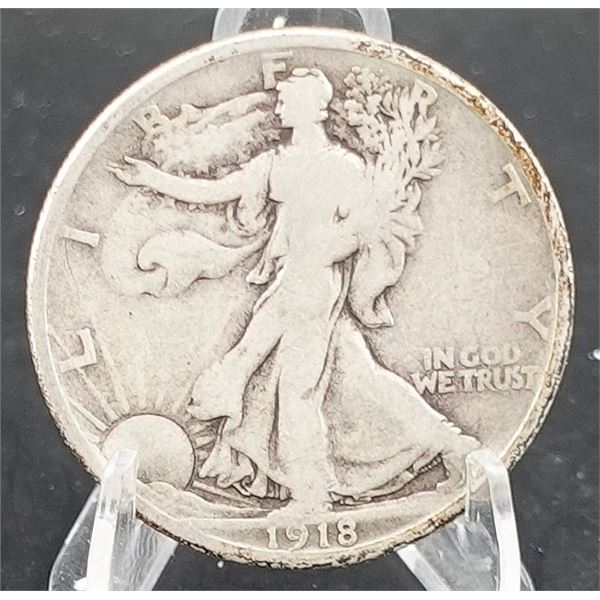 1918 Walking Liberty Half Dollar