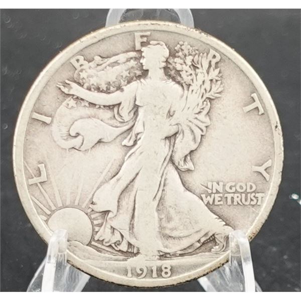 1918-D Walking Liberty Half Dollar