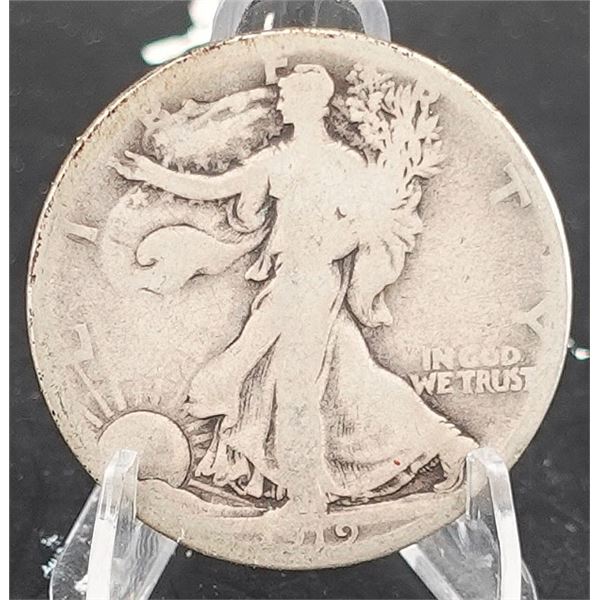 1919-D Walking Liberty Half Dollar