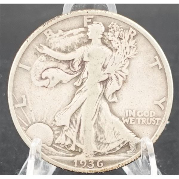 1936-S Walking liberty Half Dollar