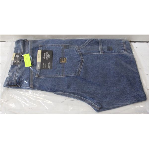 NEW BASS DENIM 100% COTTON WORK JEANS W36 L30