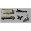 Image 1 : 5 PCS. JEWELRY -HAIRCLIPS, BROOCH, EARRINGS