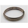 Image 1 : ESTATE VINTAGE 925 SILVER BANLE BRACELET SCROLLED