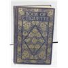 Image 1 : ANTIQUE BOOK - 1922 BOOK OF ETIQUETTE