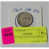 Image 1 : 1967 CANADA SILVER QUARTER