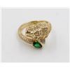 Image 1 : ESTATE MULTI STONE CAT/LION RING-ESTATE