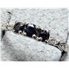 Image 1 : BZ2096-88J SILVER SAPPHIRE 0.3CT RING