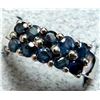 Image 1 : BZ2096-77J SILVER 4.63G SAPPHIRE 0.35CT RING