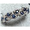Image 1 : BZ2096-92J SILVER 3.75G SAPPHIRE 0.6CT RING