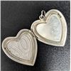Image 2 : BZ2096-53J SILVER 4.56G LOCKET HEART SHAPE