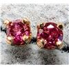 BZ2096-76J 14K LAB PINK DIAMOND 0.05CT EARRINGS