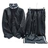 NEW ATHLETIC WEAR JACKET W/ PANTS BLACK SIZE LARGE