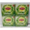 Image 1 : 4 BOXES LIPTON, GREEN TEA