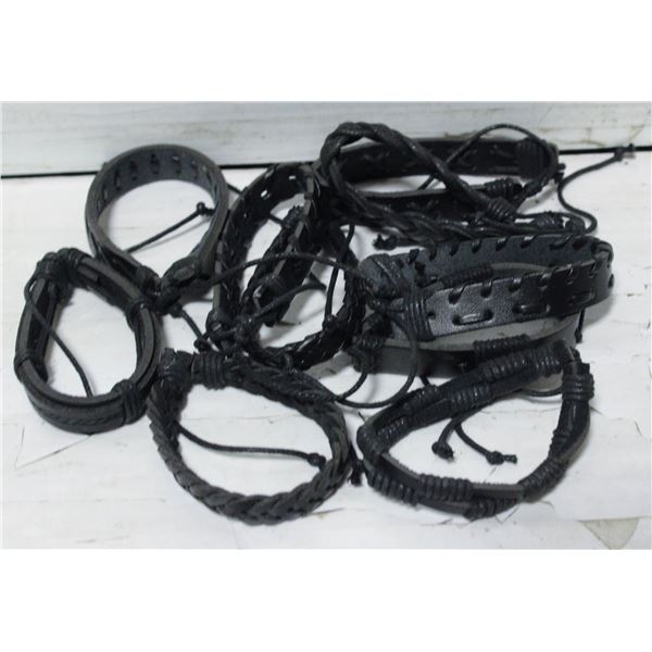 LEATHER BRACELETS -NEW