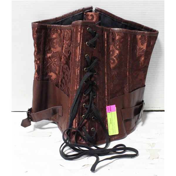 LADIES CORSET FAUX LEATHER MIDEIVAL STYL