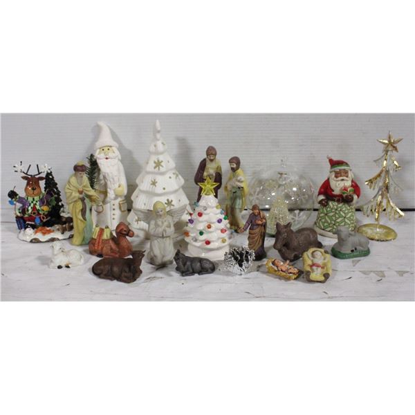 CHRISTMAS DECORATIONS & NATIVITY PIECES - ESTATE