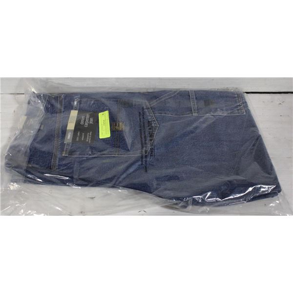 NEW BASS DENIM 100% COTTON WORK JEANS W34 L30