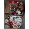 Image 1 : 2 BOXES CHRISTMAS DECORATIONS (SOME VINTAGE)