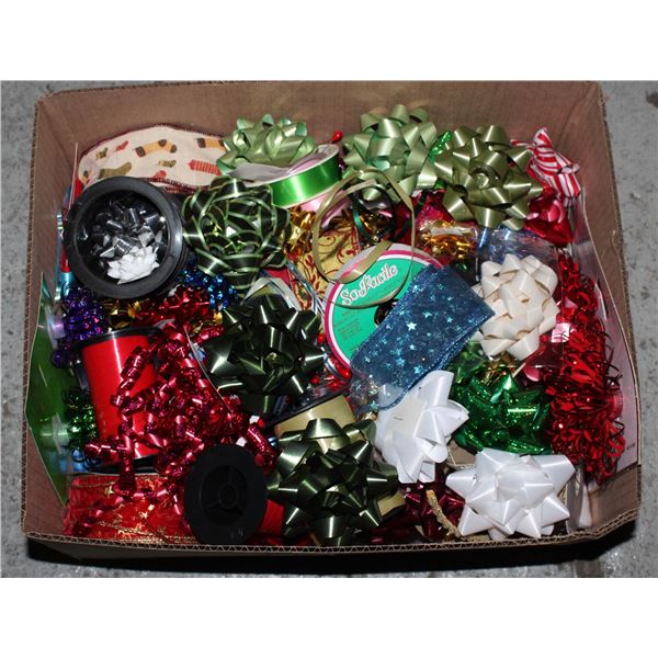BOX RIBBON, BOW & TAGS