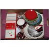 Image 1 : 34 PCS CHRISTMAS DISHES (2 BOXES)