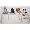 Image 1 : 4 FRANKLIN MINT DOG COLLECTABLES WITH BOXES