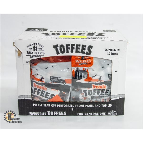 SIX BAGS WALKERS ENGLISH TOFFEE