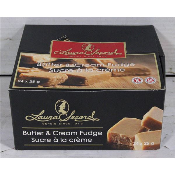 ONE BOX OF LAURA SECORD, BUTTER, AND CREAM FUDGE