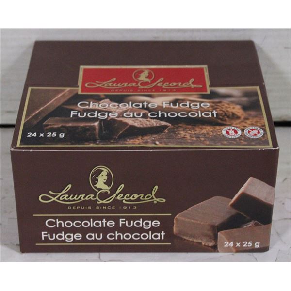 ONE BOX OF LAURA SECORD CHOCOLATE FUDGE